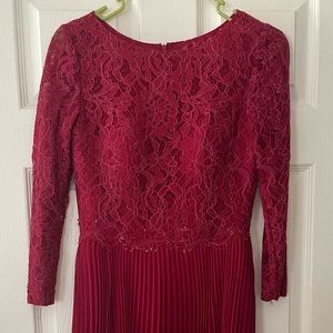 JJsHouse Burgundy Evening Bridesmaid Dress 🤍